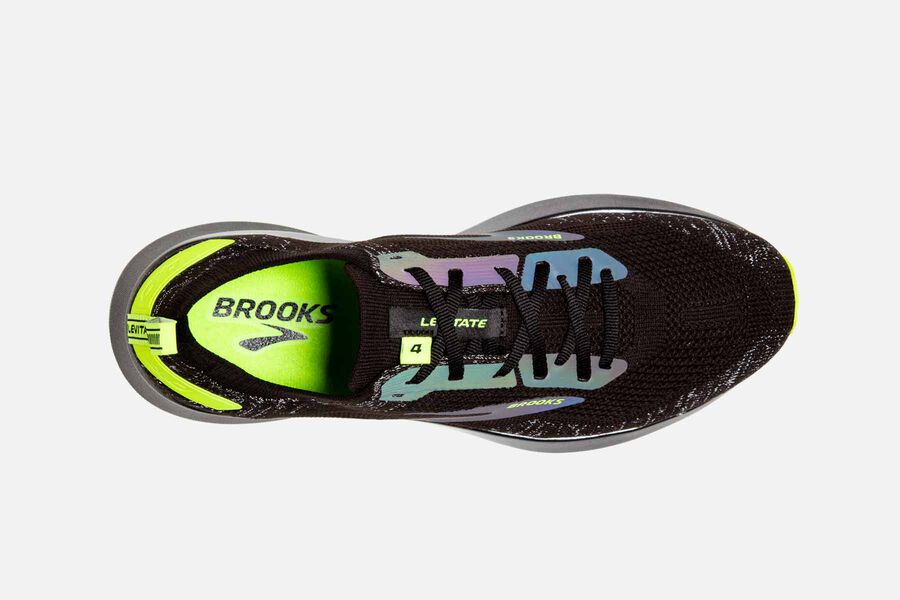 Brooks Tênis de corrida masculino Launch 9 Neutral, Preto/branco, 8
