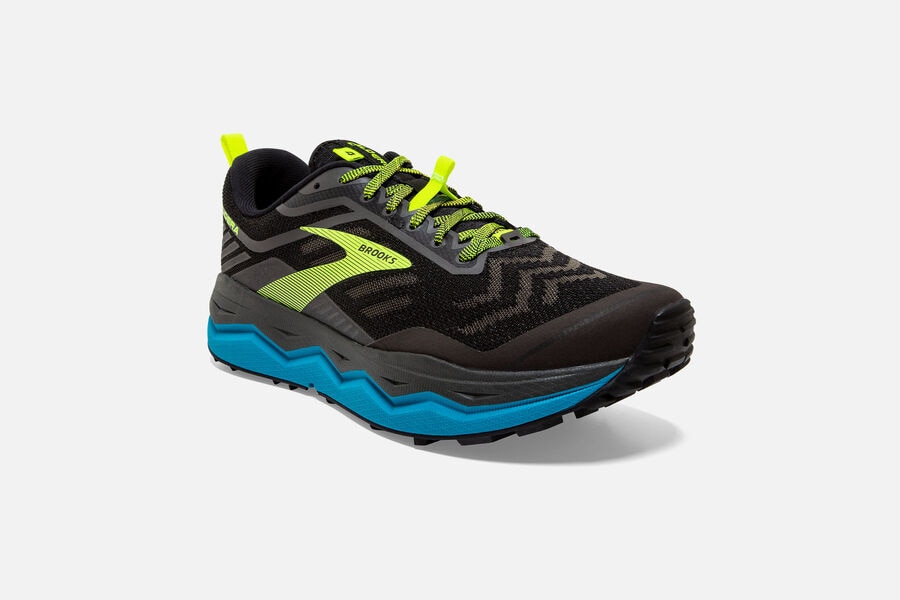 Brooks Brasil - Brooks Caldera 5 Trail Comprar - Tenis Brooks Feminino  Pretas/Vermelhas